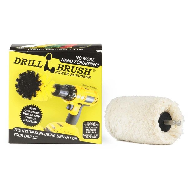 Drillbrush Drill Brush - Soft - Cotton - Cone - Buffer Polisher - Car Buffer COT-WH-LBUFER